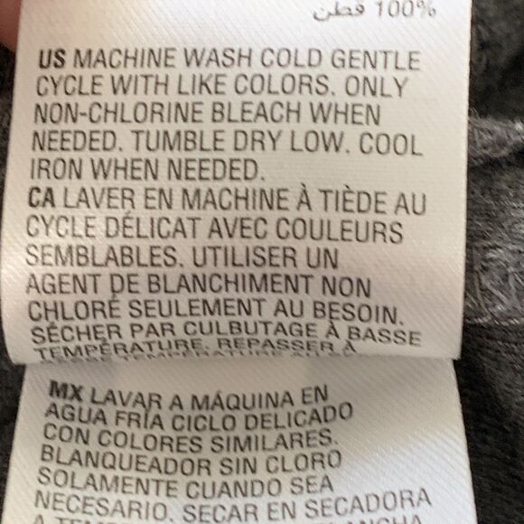 Karen Scott Tunic Top Women’s Plus Size 2X Gray Boat Neck 100% Cotton 3/4 Sleeve - Picture 10 of 10